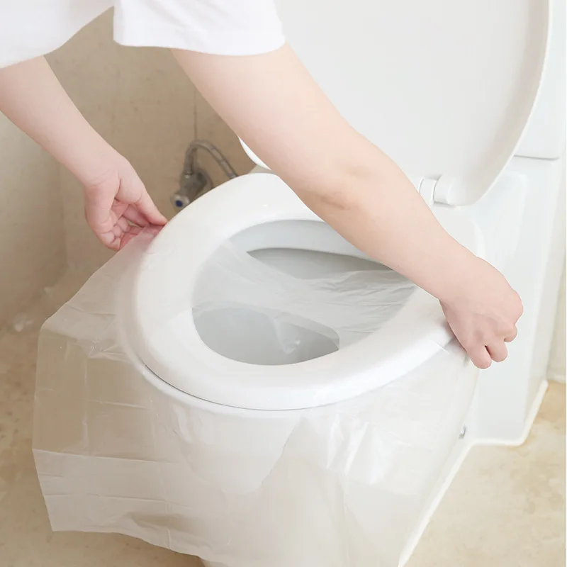

High quality transparent po waterproof disposable toilet seat mat cushion