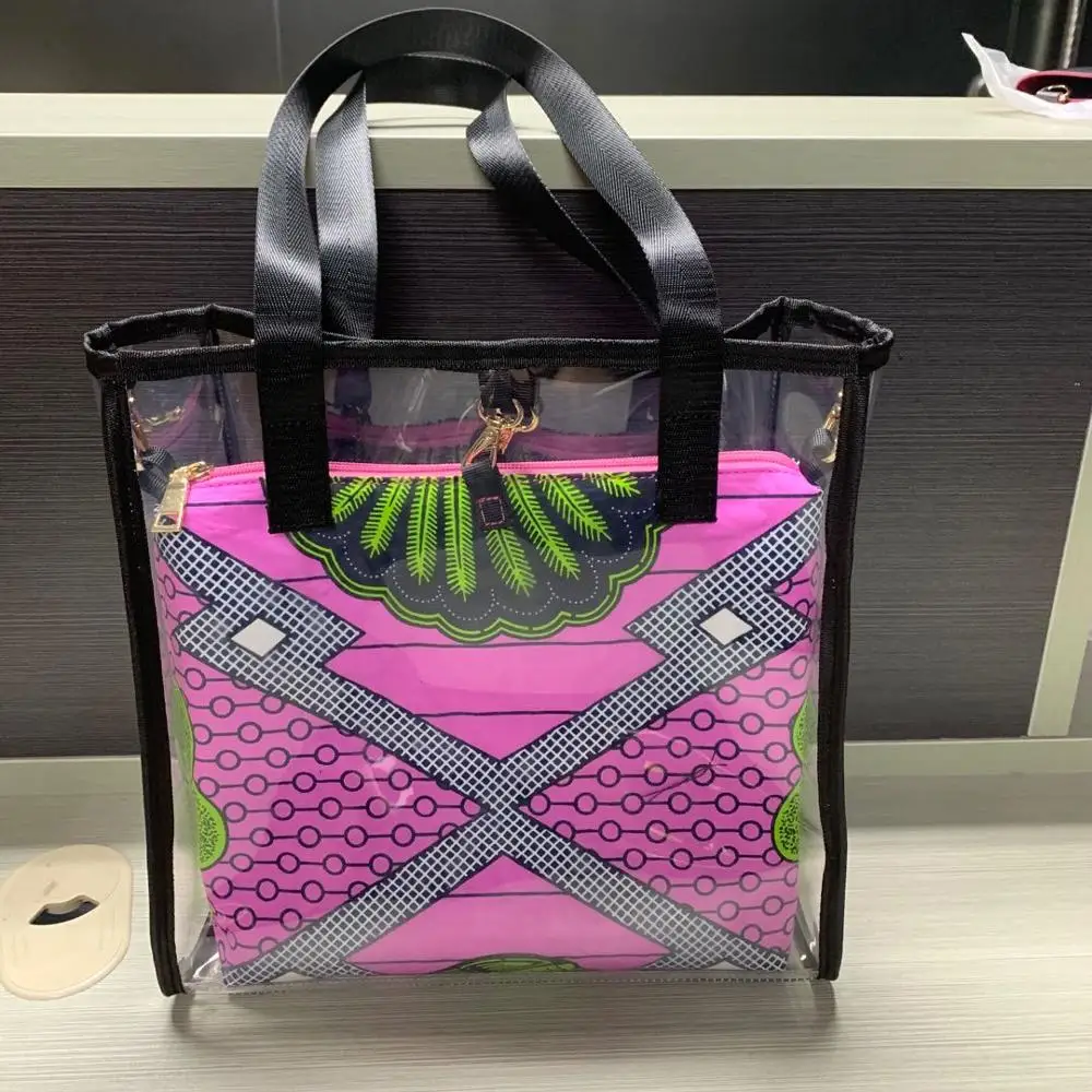 

New hot style handbag in African waxy print style, popular for women's handbags, Multiple colors