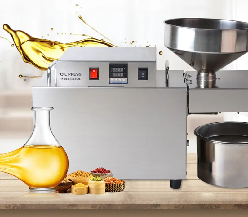 Automatic Cold Pressed Avocado Olive Oil Extraction Machine Oil Screw