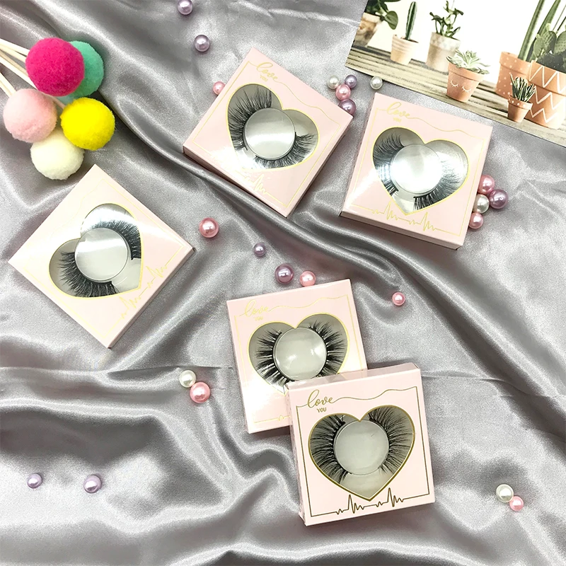 

SY shuying pink eyelash box packaging eyelash wholesale real 3d mink eyelashes