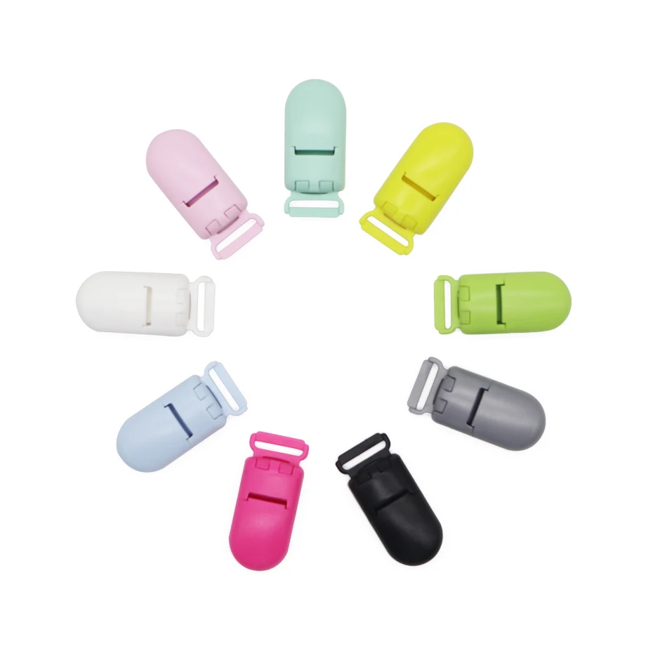 

teething accessories customized pacifier clip baby plastic pacifier clips