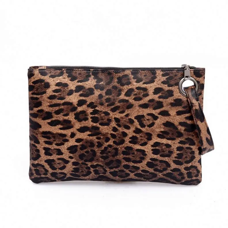 

2020 Hot Selling Wholesales Leopard Print Envelope Evening Clutch Women clutch Bag