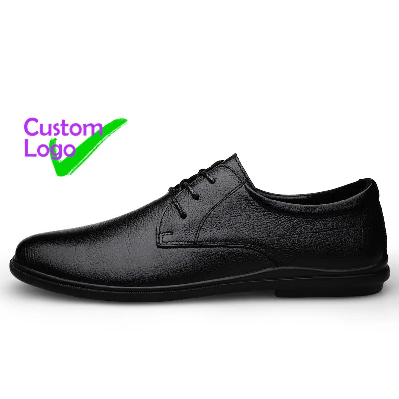 

lace up Cuero De Vaca Shoes Men Genuine Leather Block Sole Waterproof Caballeros Shoes Men Leather Negras Unique Shoe Leather