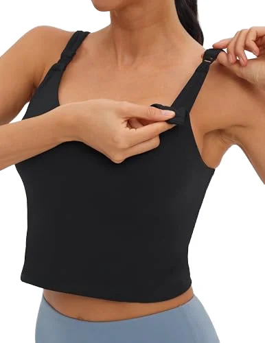 V领可调肩with Breathable Sports Bra
