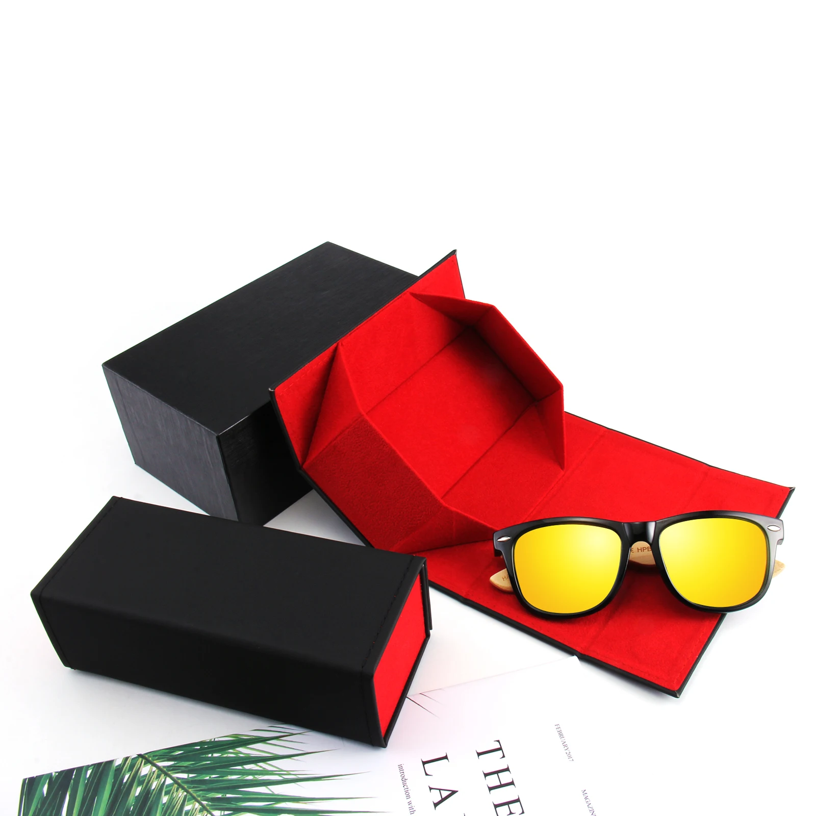 

Manufacturer supplier glasses package box folded sunglasses case printed