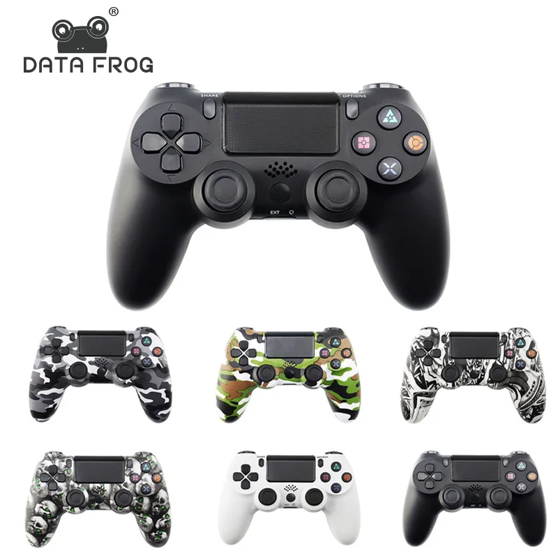 

DATA FROG Bluetooth Wireless Gamepad For PS4 Controller For Playstation 4 Dualshock 4 Double Vibration Joystick Gamepad, Variety