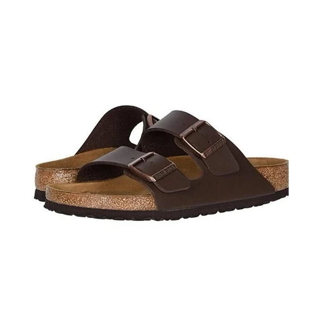 

Summer fashion cork sandals comfortable large size beach shoes women's Wear-resistant Pu slippers OEM customized