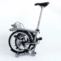 

Gr9 Titanium folding bicycle brompton 16''