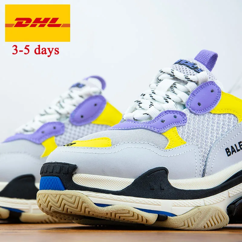 

Best OG Quality 1:1 Brand Logo Men and Women Balanciaga Triple S Pink Putian Trainer Shoes Sneakers, Colorful