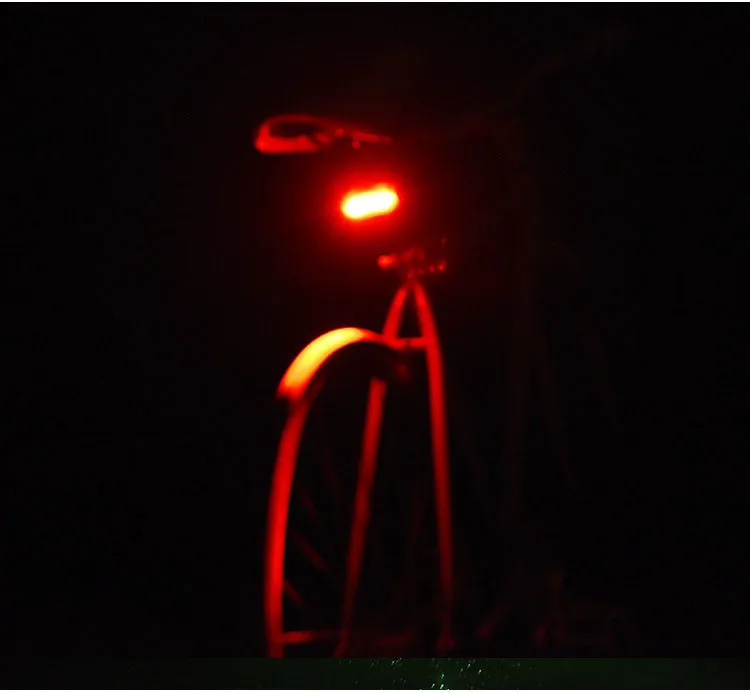 Top selling portable night riding safety warning light small usb rechargeable bicycle tail light