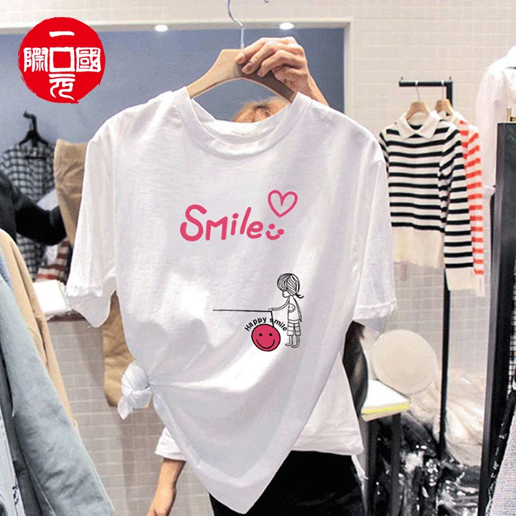 

Short-sleeved t-shirt women's summer new loose top