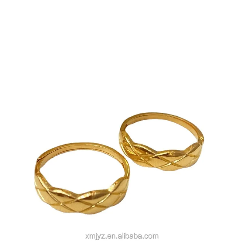 

Certified In Stock Wholesale 5G Gold New Pure Gold 999 Geometric Ring All-Match Ring 24K Pure Gold Ring
