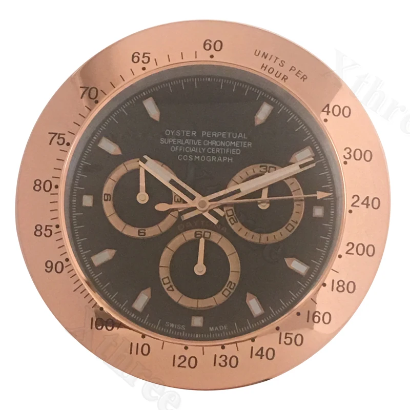 
Wholesale 14 Inch Stainless Steel Analog Quartz Clock Luxury Home Watch Decoration Wall 