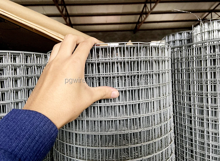 Chicken Cage Floor 3/4 Inch Square Galvanized Welded Wire Mesh Hardware