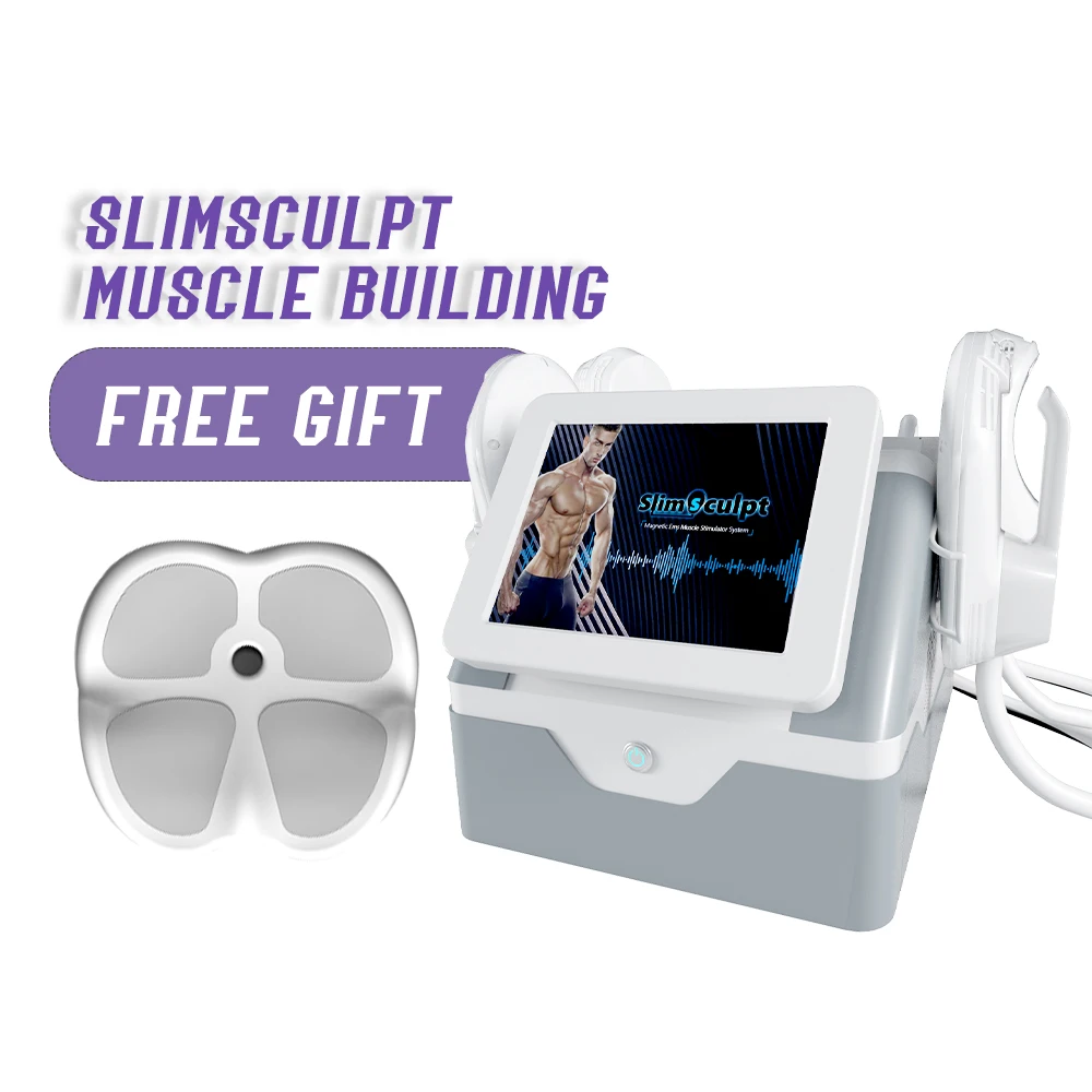 

2022 latest technology Slimsculpt 5handles slim beauty machine slimsculpt muscle stimulator and sculpt beauty salon equipment, White