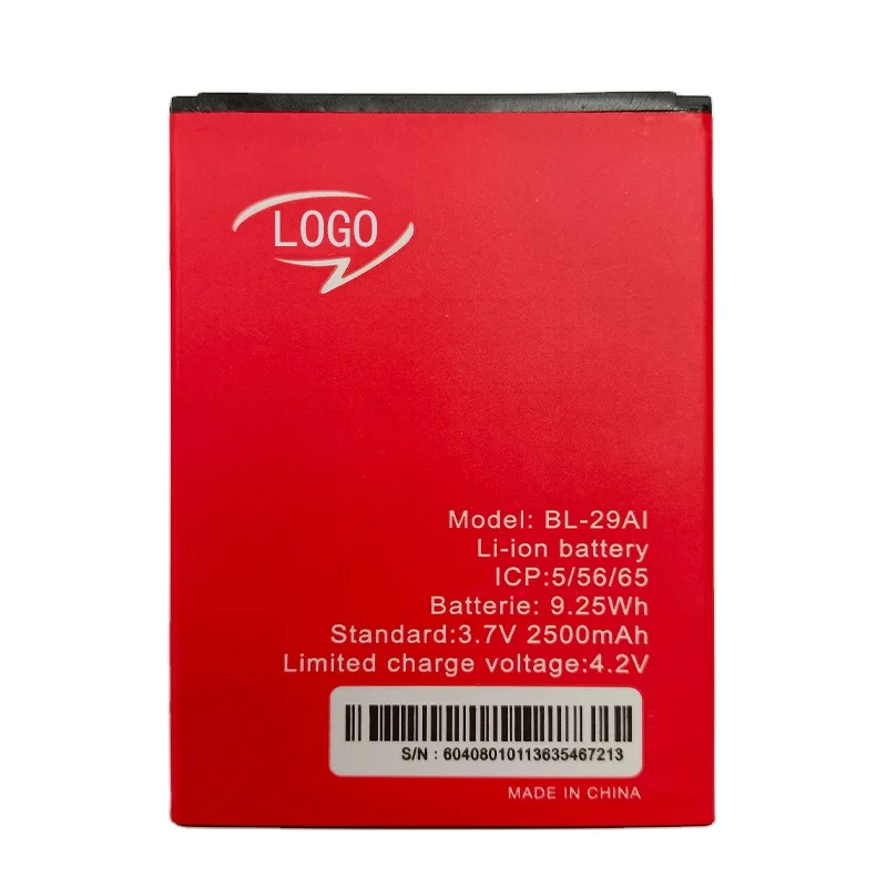 

african market mini telephone mobile phones batteries original for itel BL-29AI bl 29 marque, Red