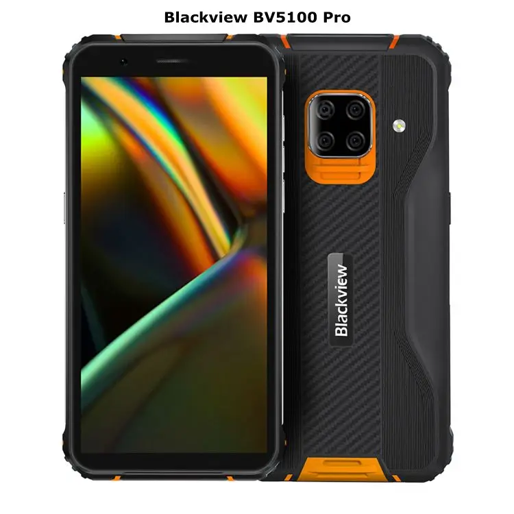 

2021 Global Blackview BV5100 Pro 4gb 128gb Scanner Function smartphone 5580mAh 5.7 inch Octa Core Android 10 Rugged Mobile Phone