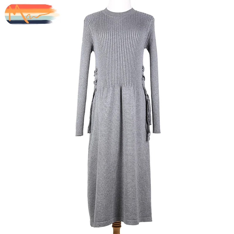 

Maxnegio knitted dresses casual for knit set woman knitted garments