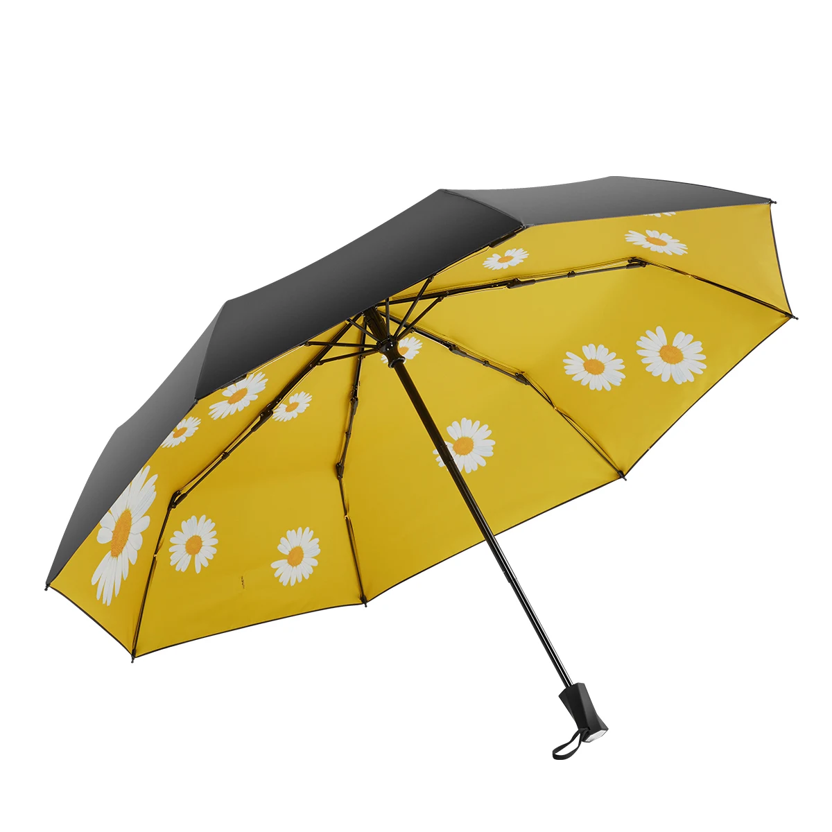 

Ovida Customized Logo Printing Travel Compact Foldable Windproof UV Protection Sun Rain Umbrella, Customized color