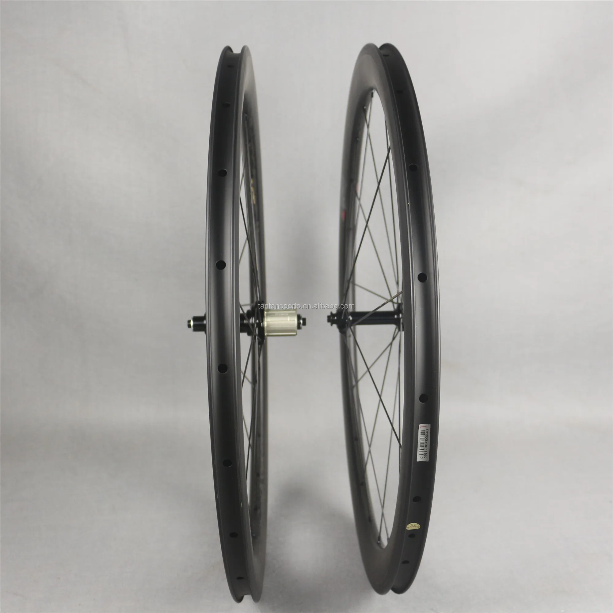 Carbon Rennrad Radsatz 50 Tief 25mm Breit Felgen Draht