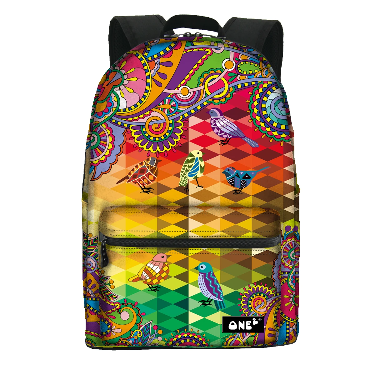 

Wholesale Cheap Bohemian Pattern Cute Lightweight Laptop Sports Backpack Custom print School Bag