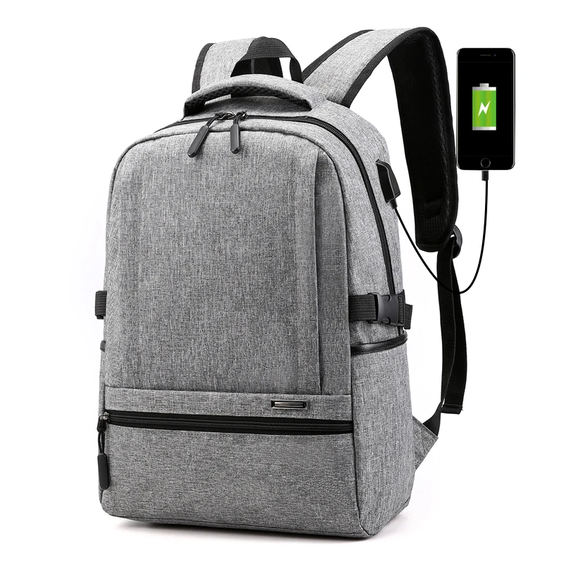 

OMASKA mochilas para computadoras school bag usb business laptop backpack, Black/gray/blue/red