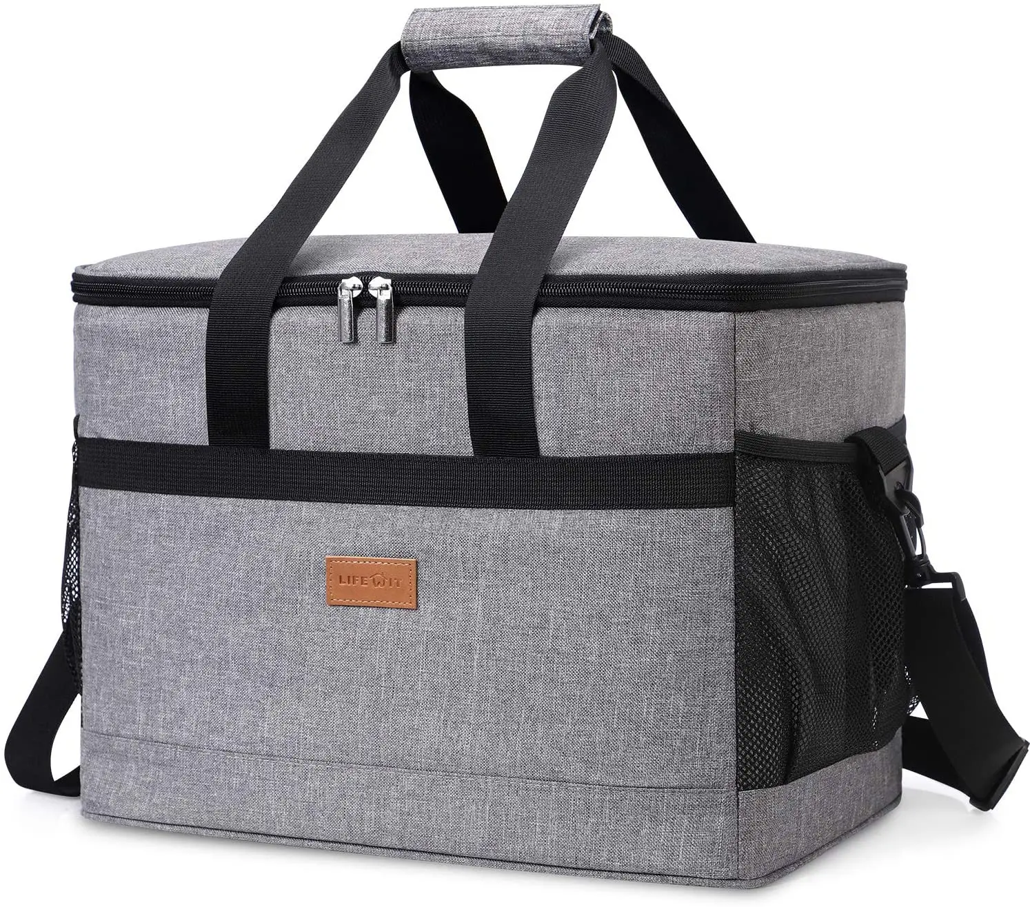 

30/50/60 Cans Collapsible and Insulated Large Lunch Bag Leakproof Soft Cooler Portable Tote for Camping Soft Cooler Bag