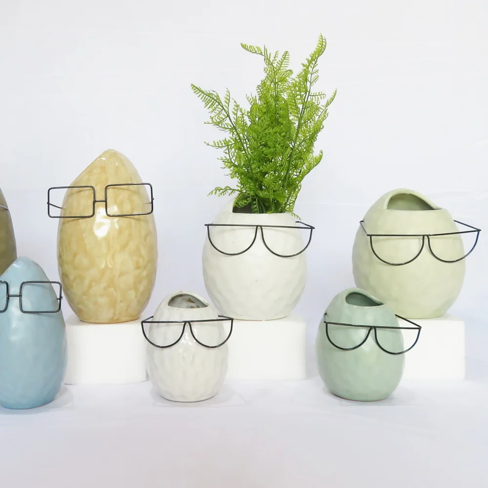 

Ceramic Terrazzo Flower Pot Porcelain Modern Vase For Home Decor, Customized