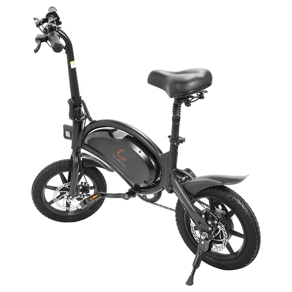 

2 wheel Power-Assisted ebike 400w 48v adult folding motor e bike electric bicycle with Pedal, Black