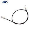 Flexible connection custom push pull control lever parking hand brake cable