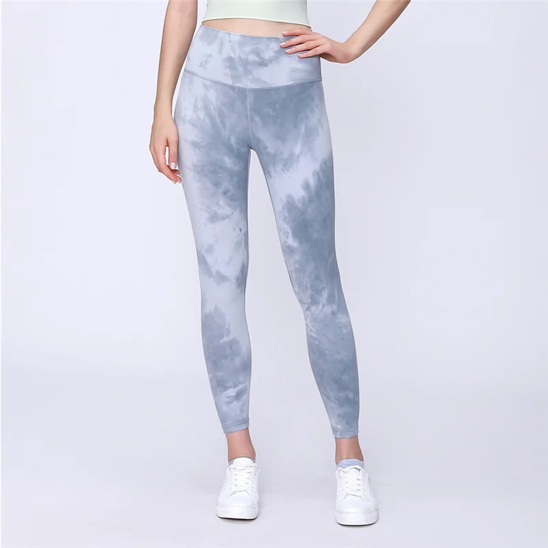 

New Style high quality clothing tie dye Leggings high waisted workout jogging yoga pants