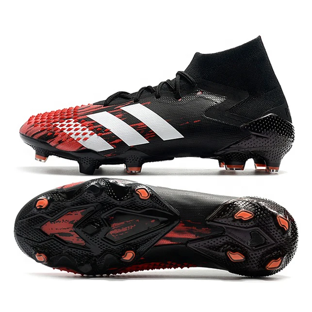 

Predator Mutator 20.1 FG High quality Knitted waterproof soft comfortable football shoes, Black