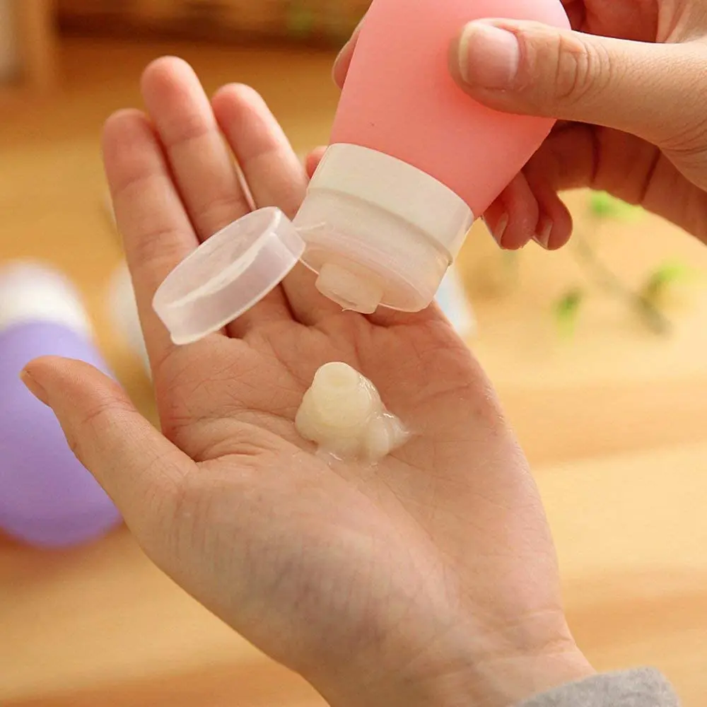 

Travel easy to carry safe silicone 60ml bottle wholesale, Customized color