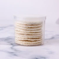 

Soft Skin Cleaning Loofah Makeup Sponge White Wipe Towel Luffa Makeup Remover Pads