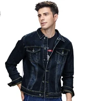 

2020 Amazom hot sale basic denim jacket men jean leather jacket wholesale