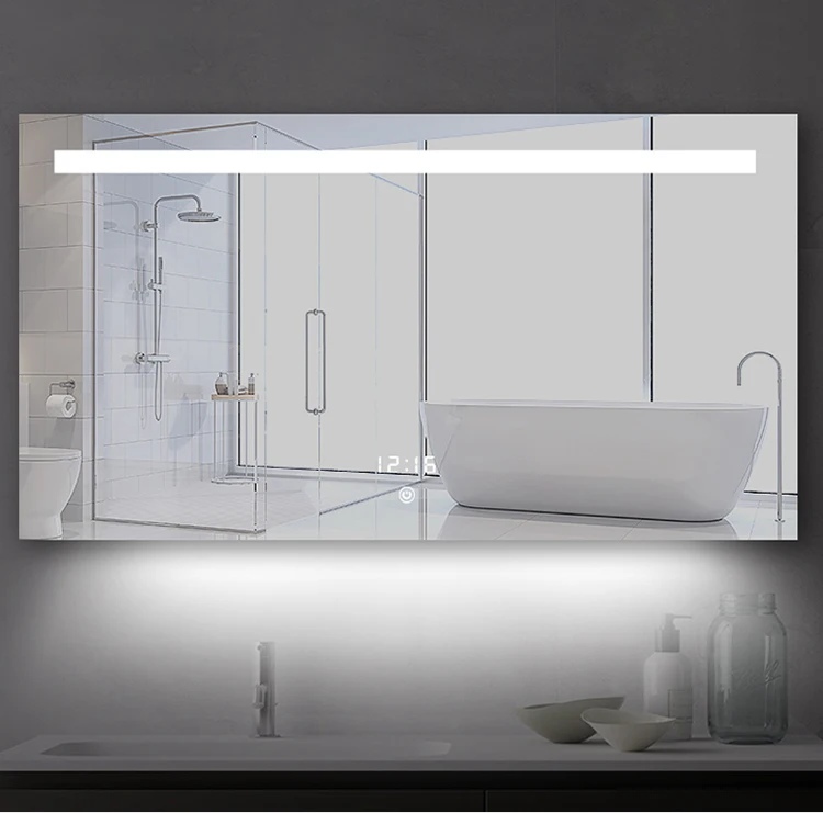 

Led Bathroom Mirror Cabinet intelligent control light Modern Luminous White Light Body Lamp Steel Switch Stainless Power Item SM