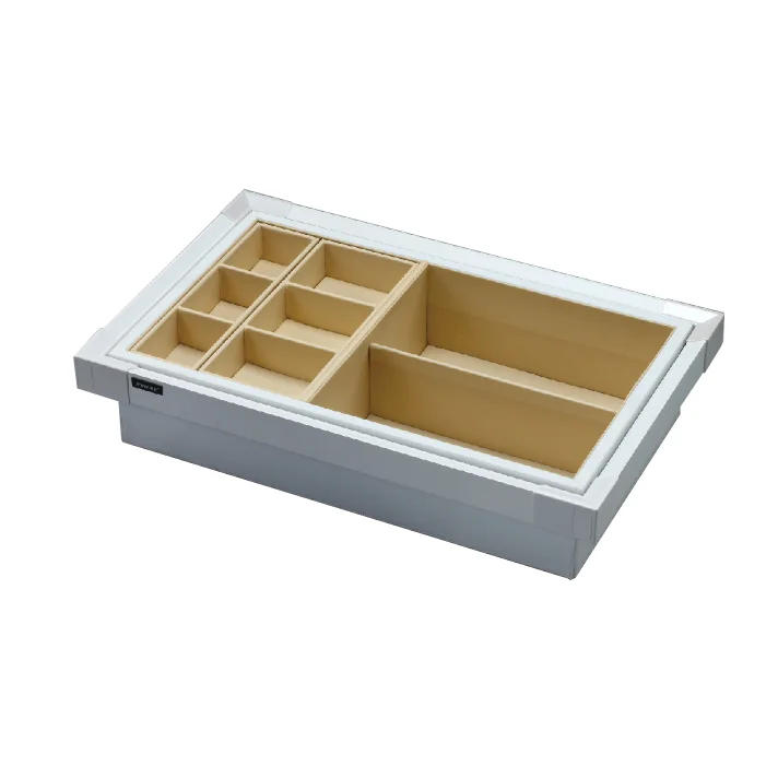 现代高端活动衣柜配件任何组合系统皮革饰品托盘