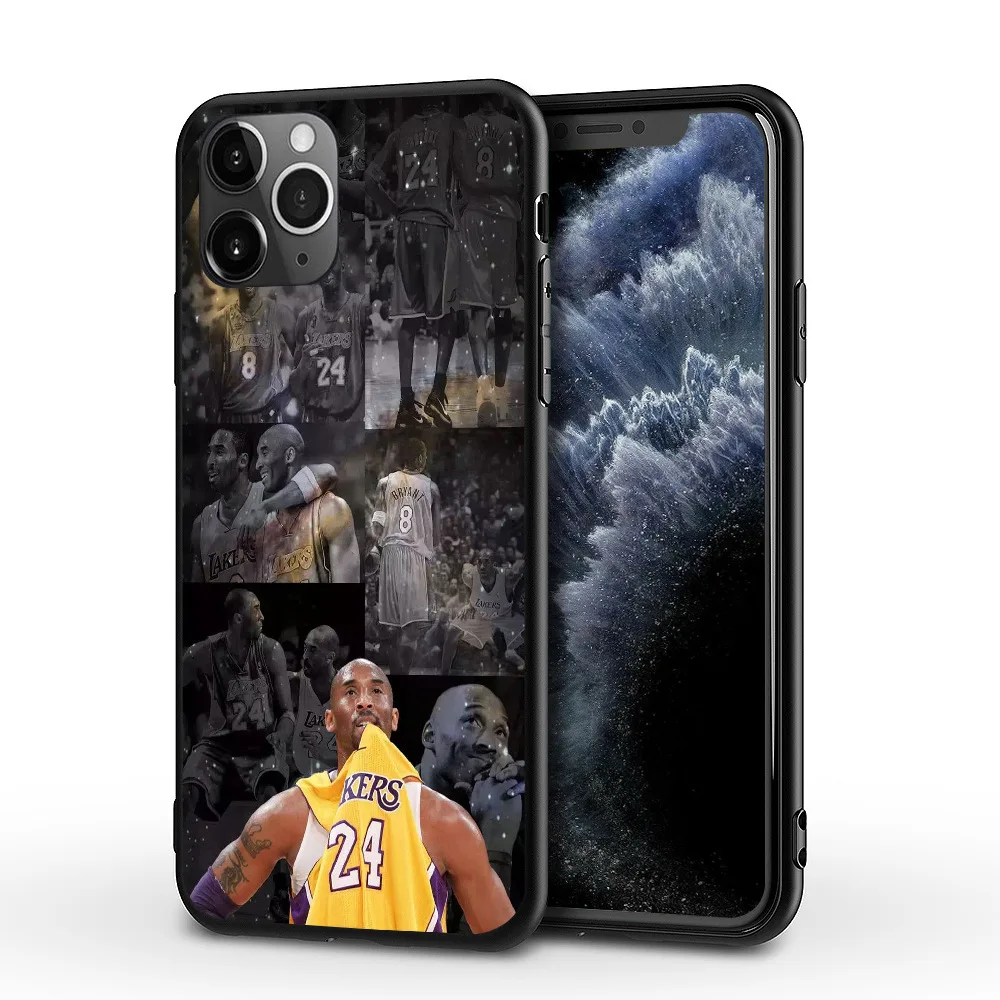 

Great NBA heross Kobe Bryant Lucky Soft TPU phone case for iphone 11 pro max