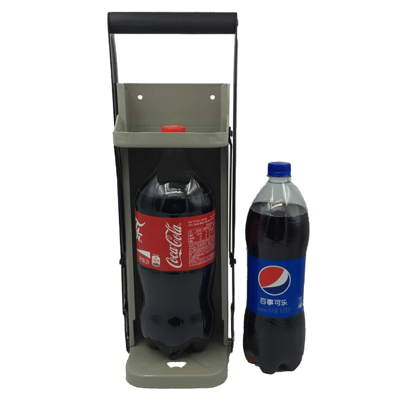

2.5L Big Bottle Crusher for 2.5L 1.5L and 500ml Bottle Crush also Suitable for 16oz&12oz&8oz Cans or Tins Use Large Can Crusher, Grey&black,other colours be made as demand