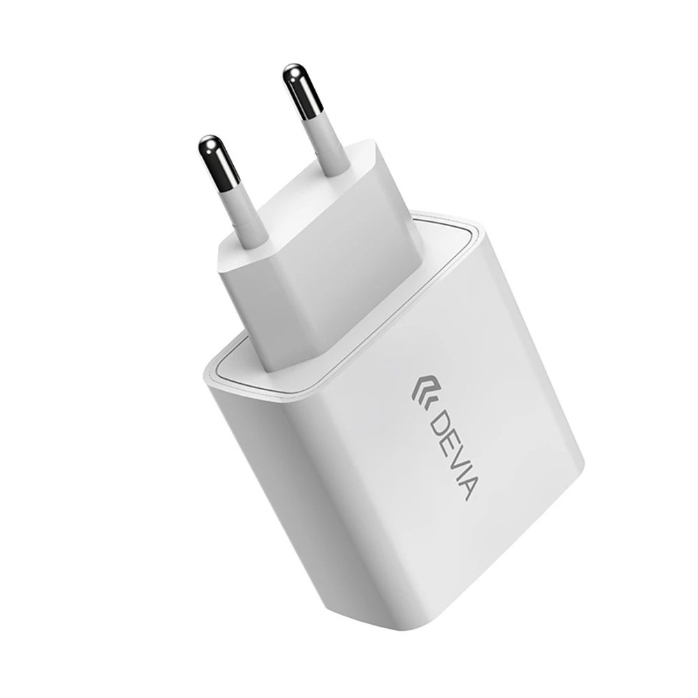 

Devia High Speed 18W 20W PD TYPE-C Power Adapter Super Fast Charging US EU Plug pd Wall Charger For Mobile