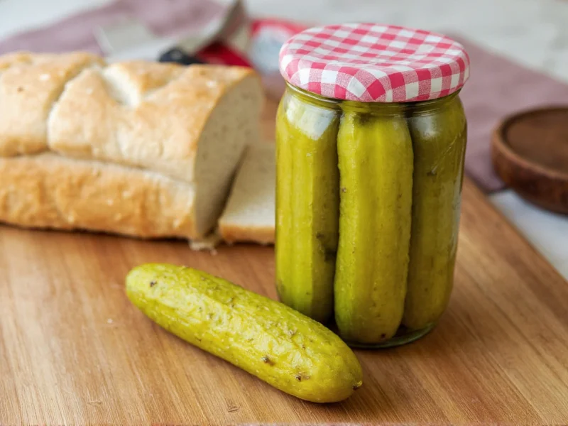 homemade bread and butter pickles fridge