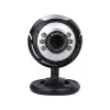 Hot selling 6 LED Night vision webcam Manual focusing USB 2.0 for Desktop Laptop Computer Camera
