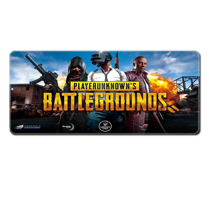 

PUBG playerunknown's battlegrounds large natural rubber original customized lock edge multi-color mouse pad
