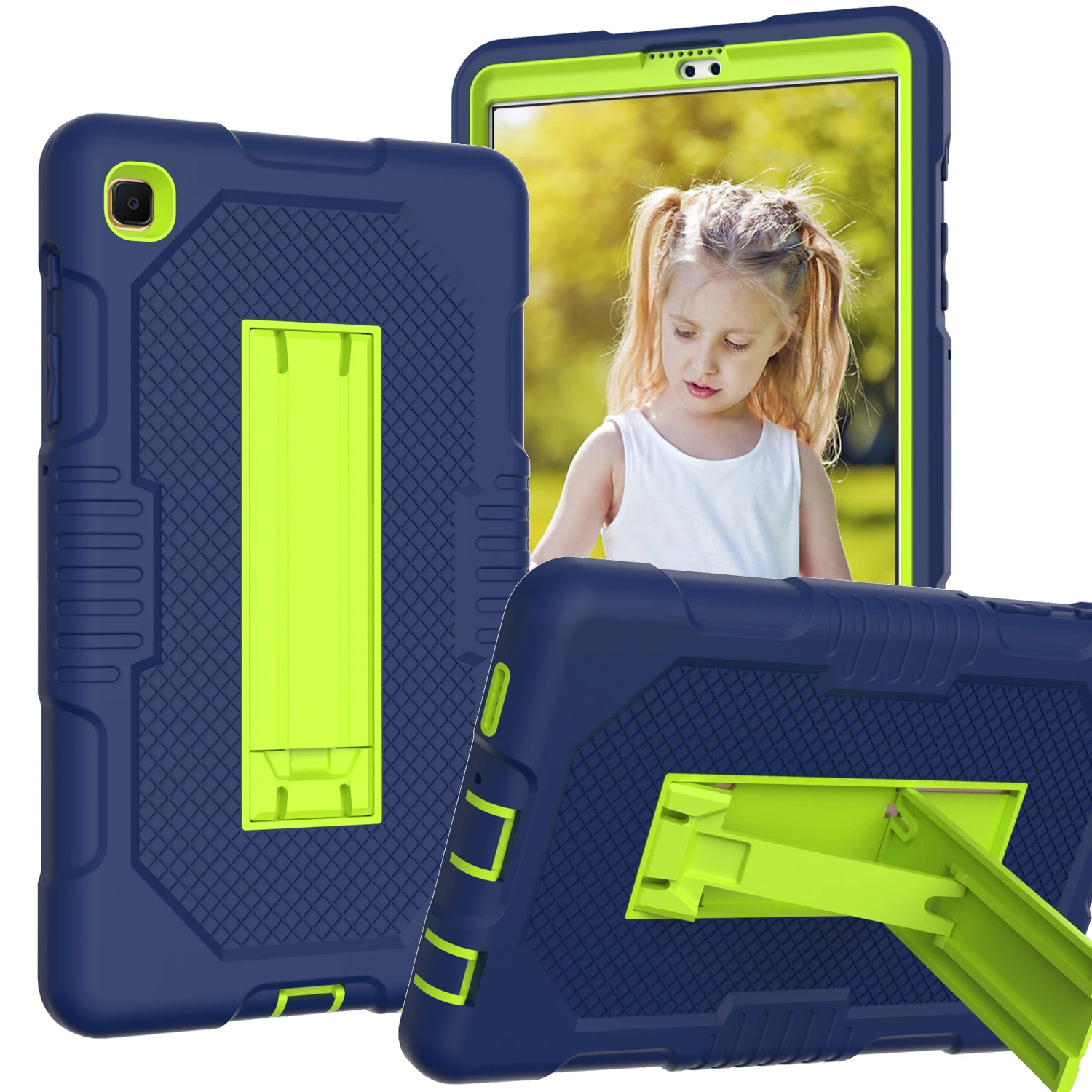 

Stand Tablet Case for Samsung Galaxy Tab A7 Lite 8.7 inch T220/T225 2021 Rugged Hybrid Armor Kickstand Shockproof Cover