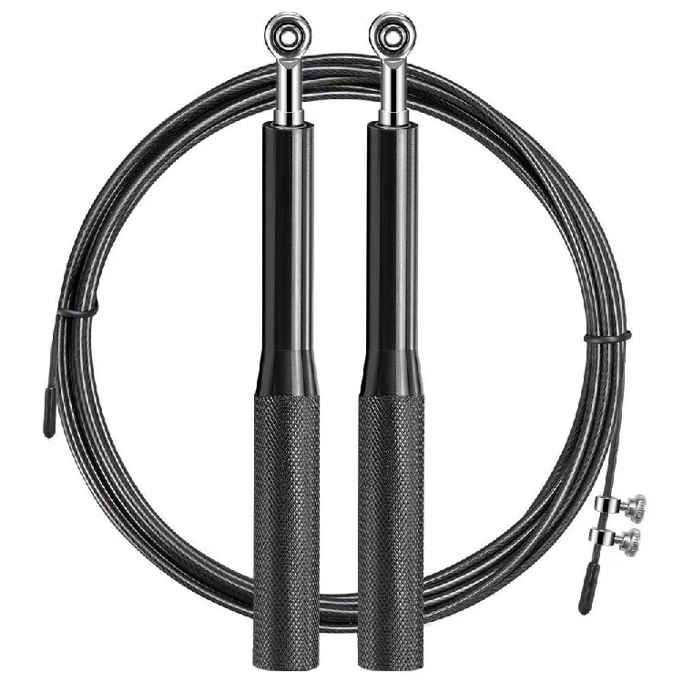 

8 Colour Jump Ropes Bearing Skipping Rope Workout Equipment Adults Kids Jump Rope, Black, yellow, silver, red, pink, purple