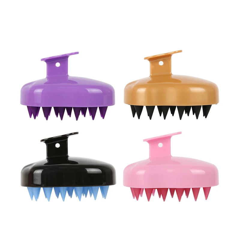 

New model Silicone Shampoo Scalp Shower Washing Hair Massage Brush Style Beauty Barber Hair Comb