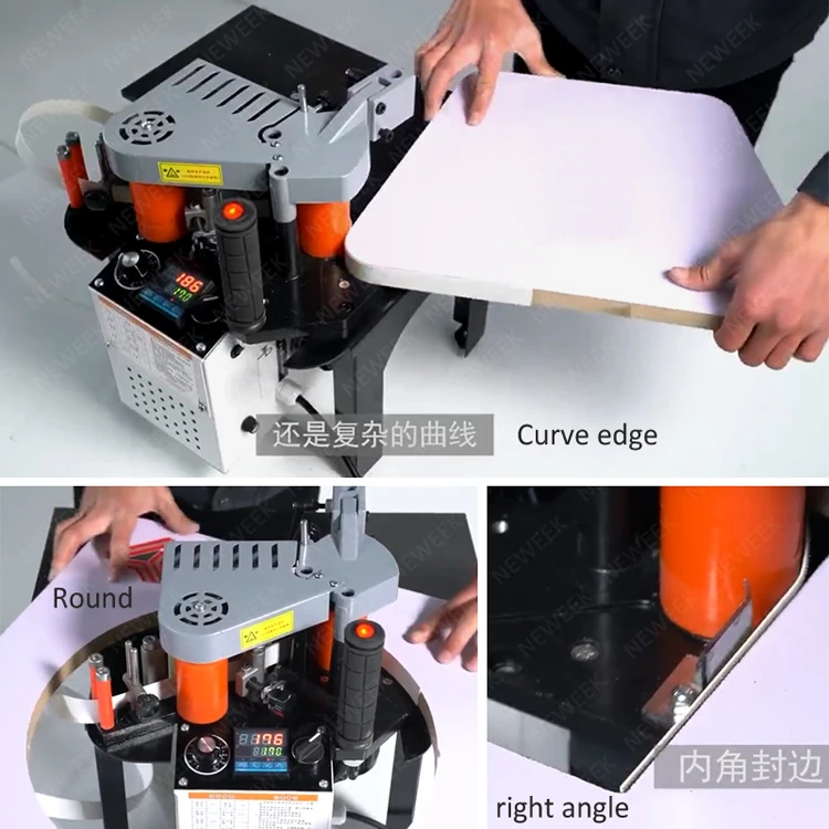 NEWEEK bevel mdf edge banding machine furniture edge band machine