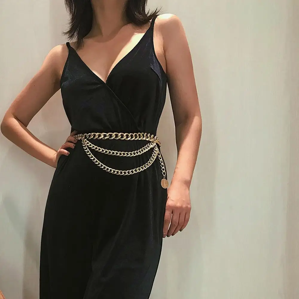 

sexy pendant body chain female tassels multi-layer waist chain