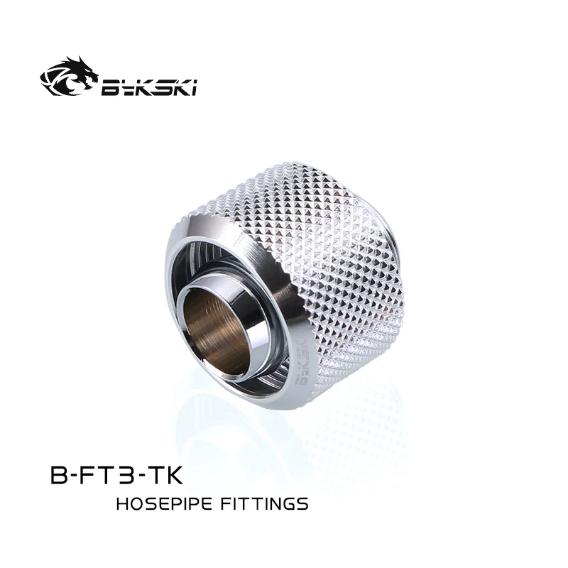 

Bykski 10*16mm Hose Pipe Fitting, 3/8 Thick Fast Hand-Tighten Flexible Tubing Connector, 7 Colors, B-FT3-TK, Blue,gold.white,red,silver,black,grey, 7 colors