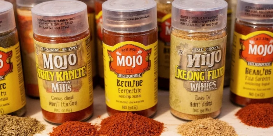 Comparison Chart of Popular Spice Blends Including Mojo